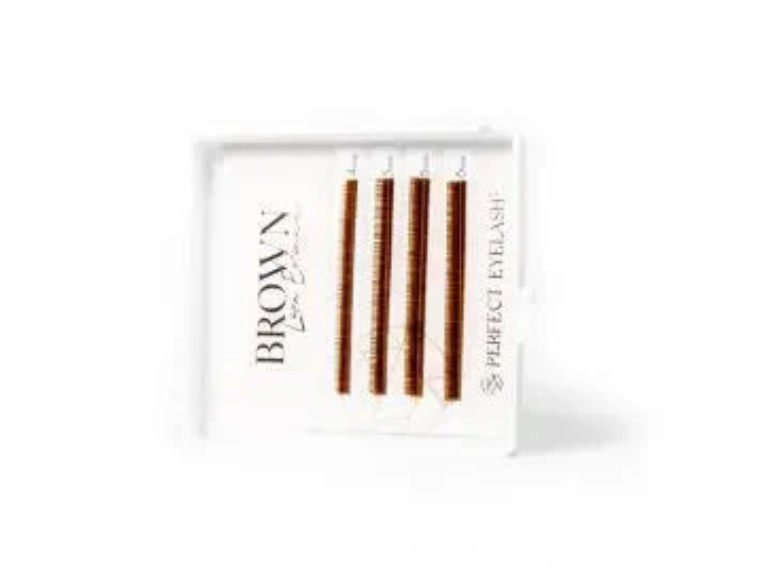 Silk C-Curl Mix HNĚDÉ 0.05 Perfect Eyelash - krátké délky 