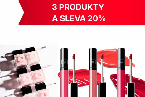AKCE: NAKUP 3 PRODUKTY A ZÍSKEJ SLEVU 20%!